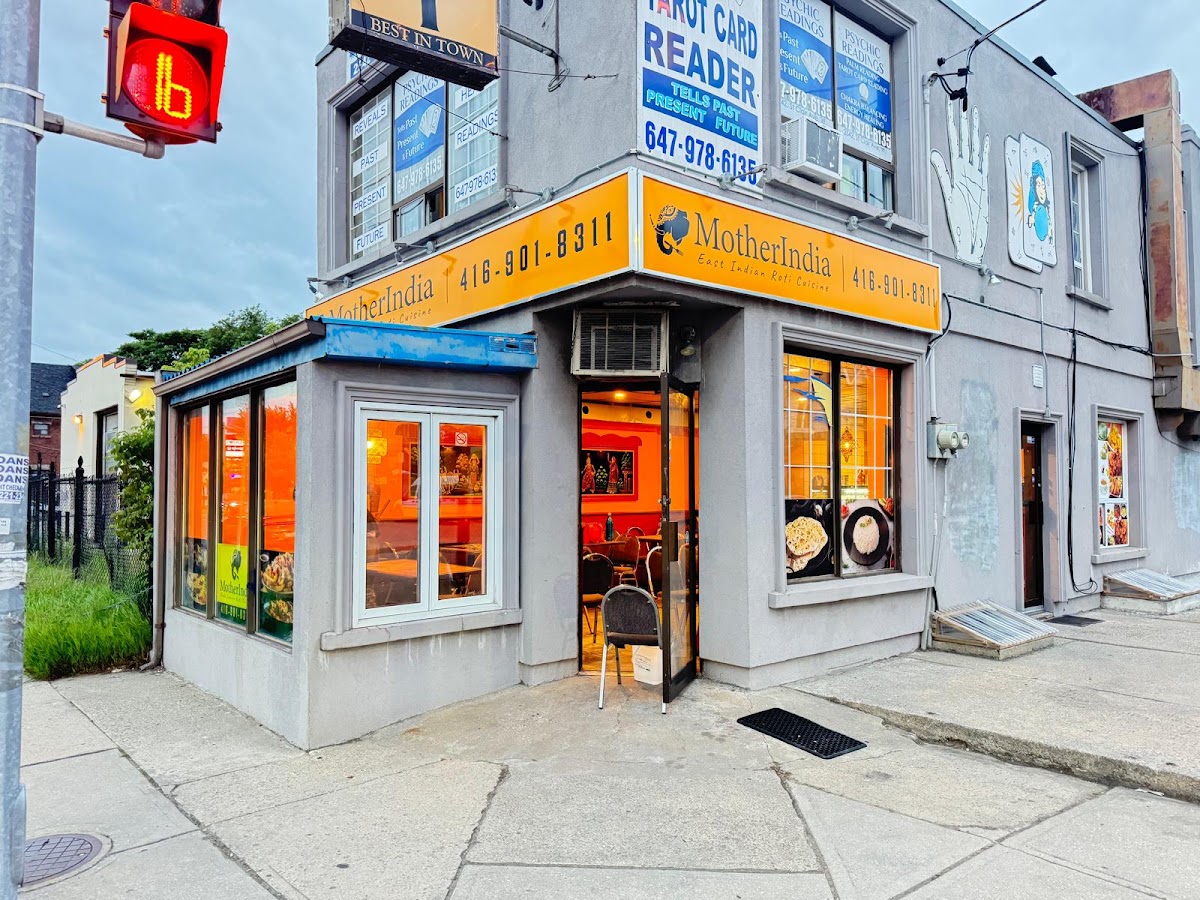 Mother India Roti storefront on St Clair Ave W, York