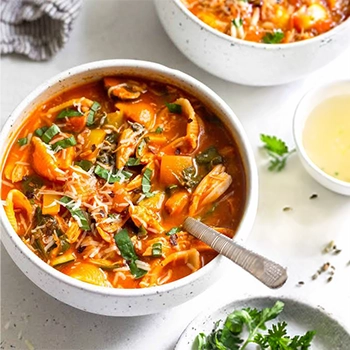 Tomato Shorba with Chicken